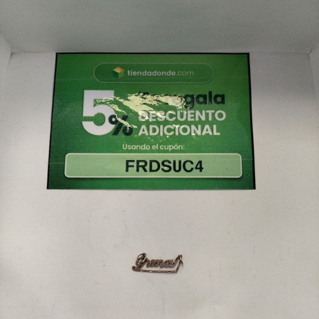 DIJE ORO 8 K 0.5 GRMS (SEMINUEVO)