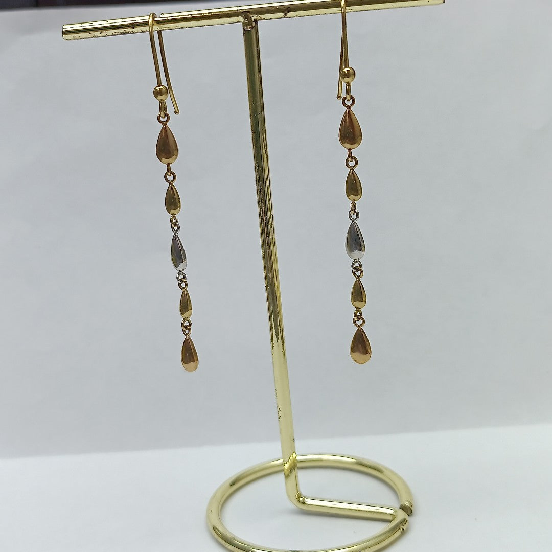 ARETES PAR ORO 14 K 3.1 GRMS (SEMINUEVO)