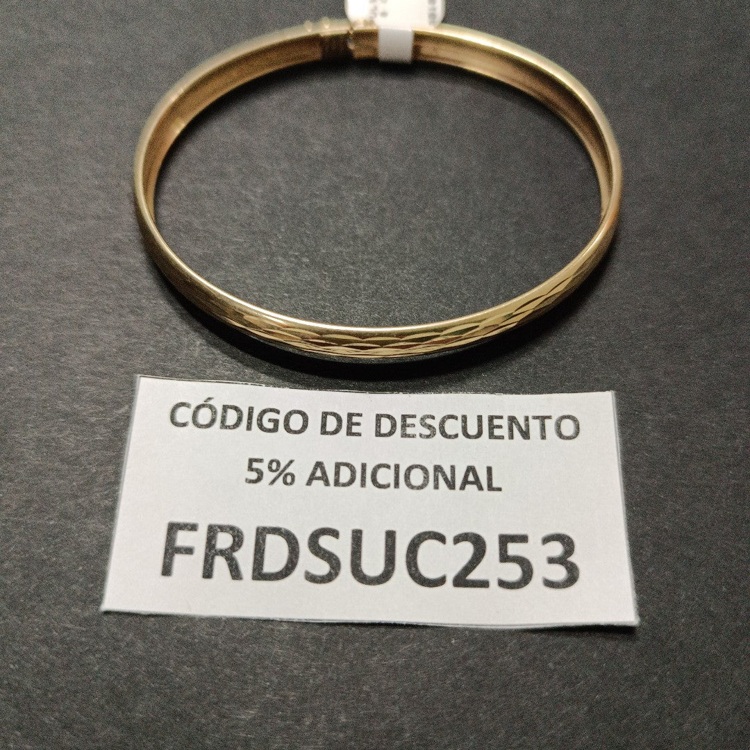 PULSERA RIGIDA ORO 8 K 5.8 GRMS (SEMINUEVO)