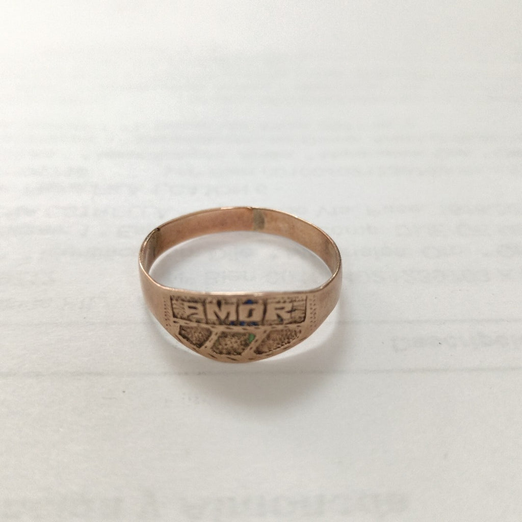 ANILLO ORO 8 K 1.5 GRMS (SEMINUEVO)