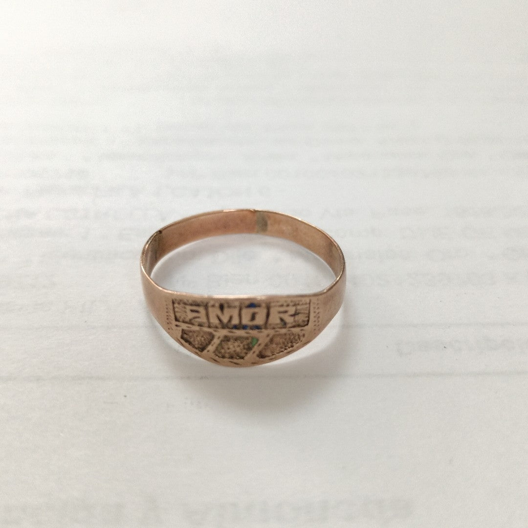 ANILLO ORO 8 K 1.5 GRMS (SEMINUEVO)
