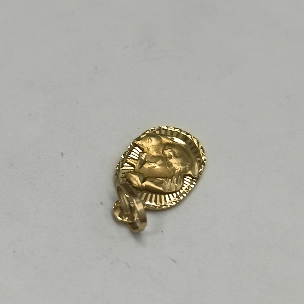 MEDALLA RELIGIOSA ORO 14 K 0,80 GRMS (SEMINUEVO)