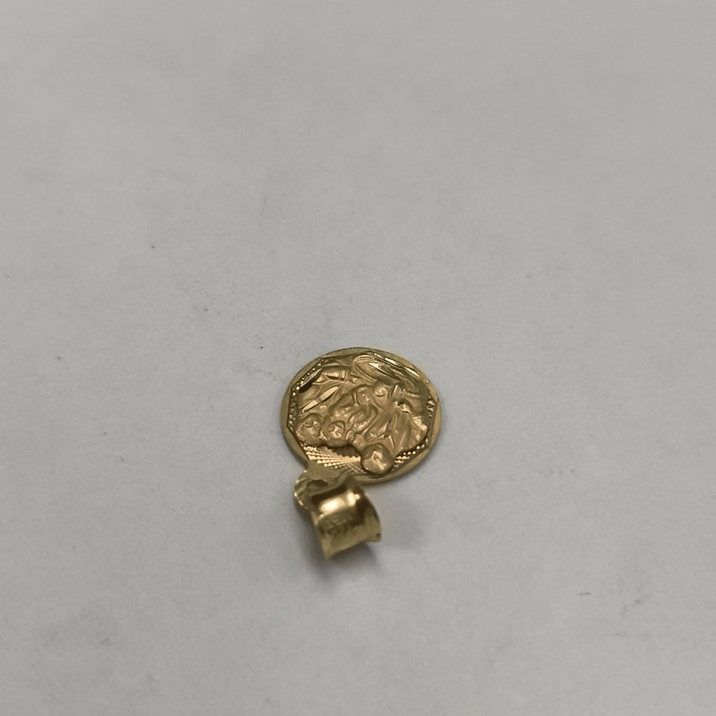 MEDALLA RELIGIOSA ORO 10 K 0,80 GRMS (SEMINUEVO)