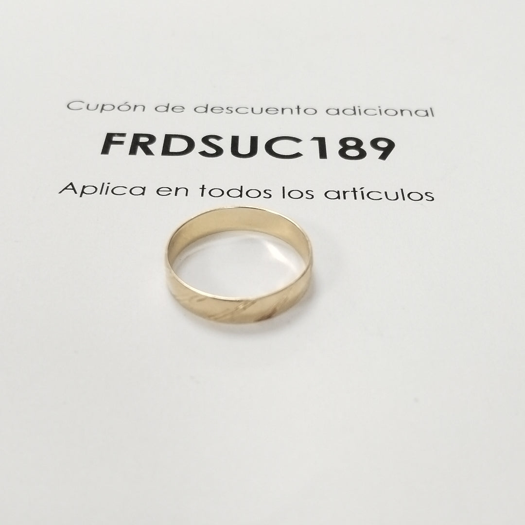 ARGOLLA ORO 14 K 1.5 GRMS (SEMINUEVO)
