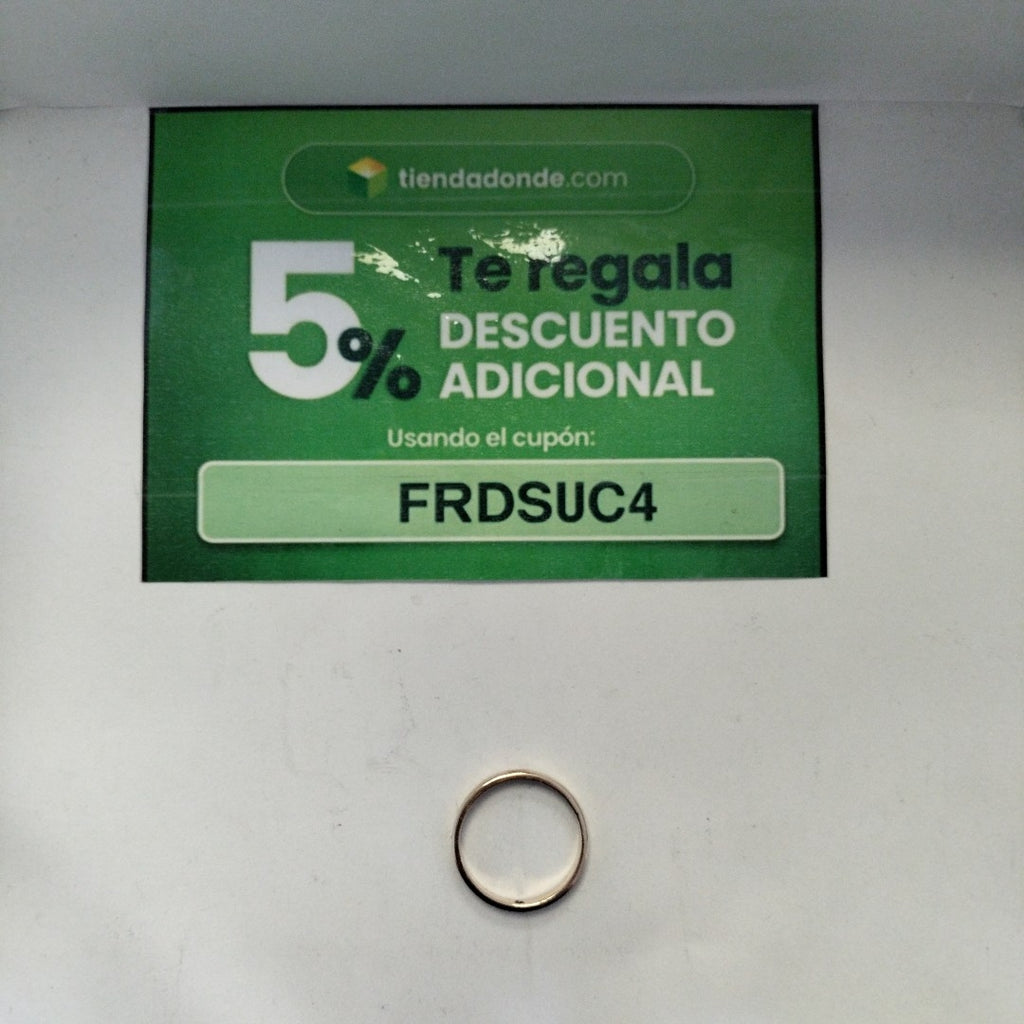 ARGOLLA ORO 14 K 2.8 GRMS (SEMINUEVO)