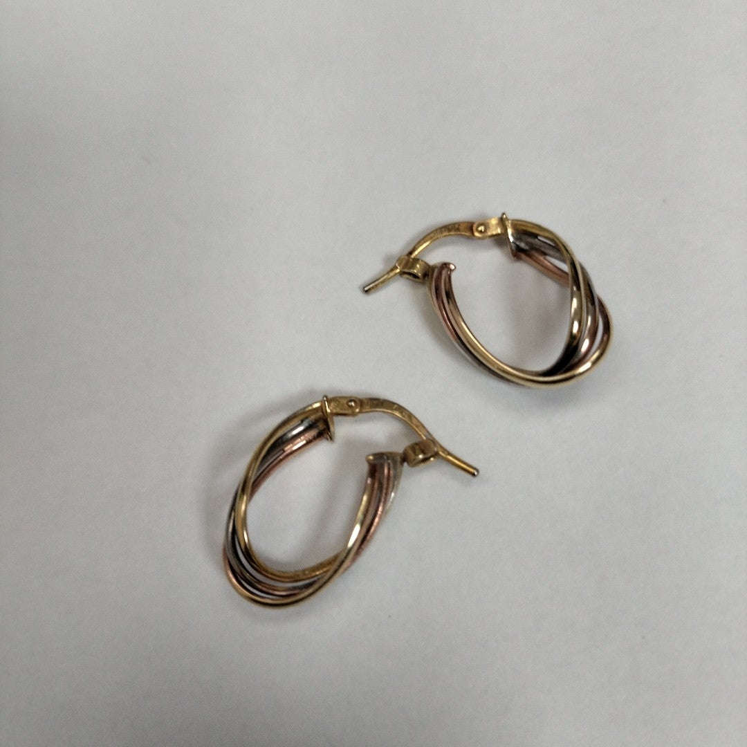 ARRACADAS PAR ORO 10 K 1.4 GRMS (SEMINUEVO)