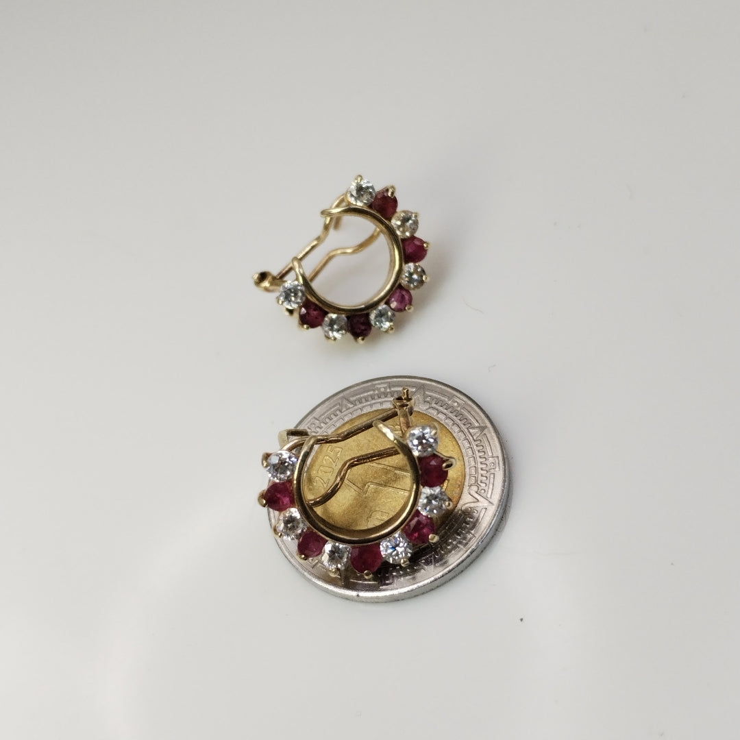 ARETES PAR ORO 10 K 3.3 GRMS (SEMINUEVO)
