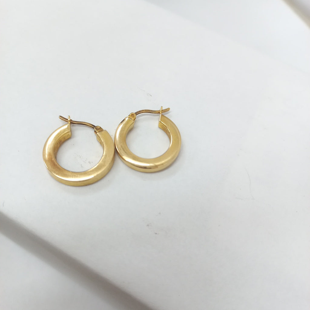 ARRACADAS PAR ORO 14 K 2.5 GRMS (SEMINUEVO)