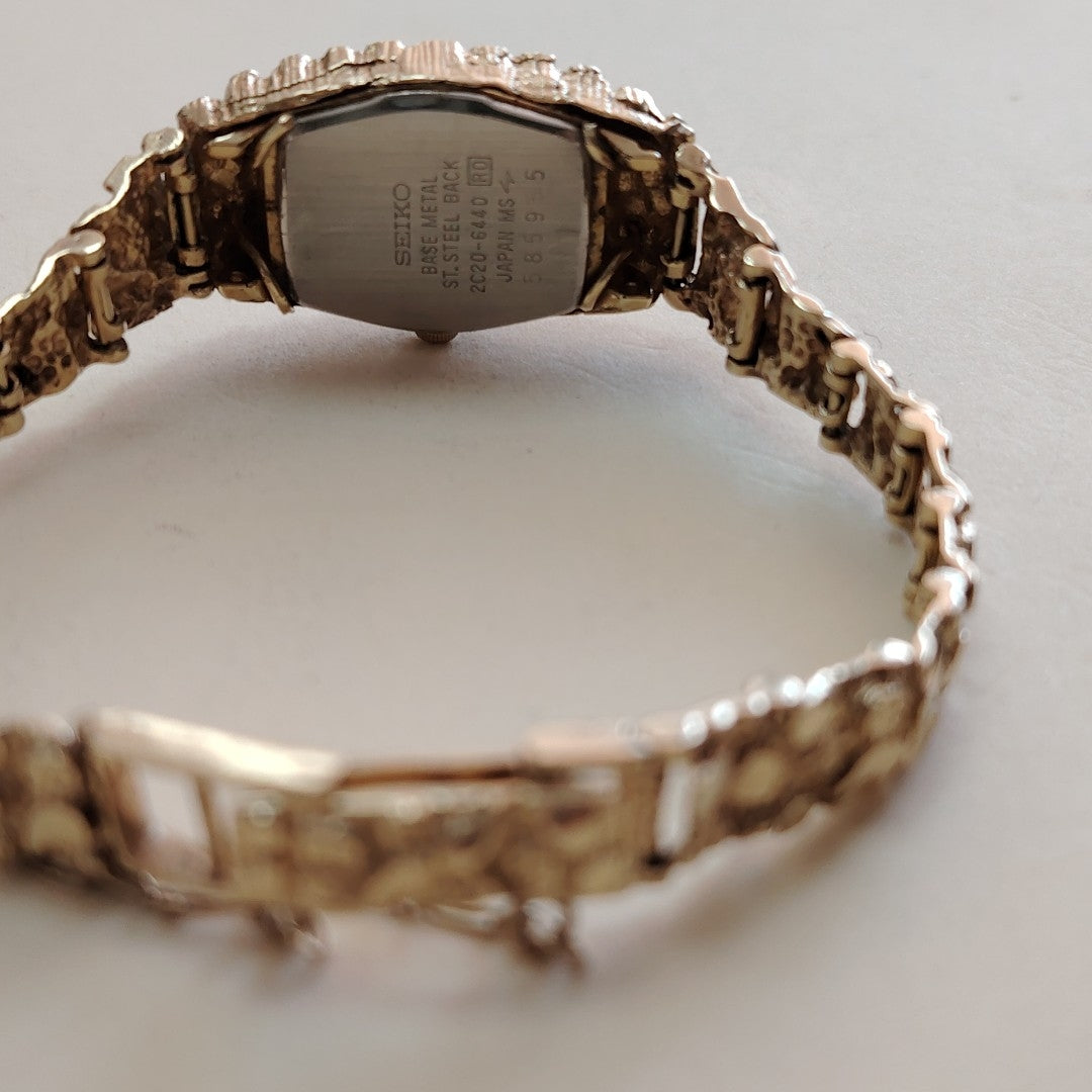 RELOJ CAJA ACERO PULSO ORO ORO 10 K 23.6 GRMS (SEMINUEVO)