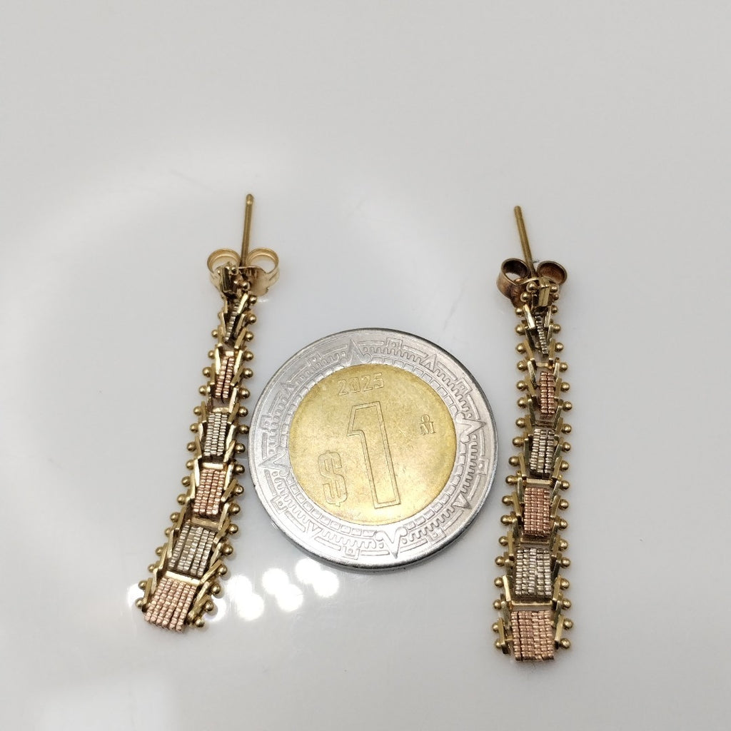 ARRACADAS PAR ORO 10 K 3.4 GRMS (SEMINUEVO)