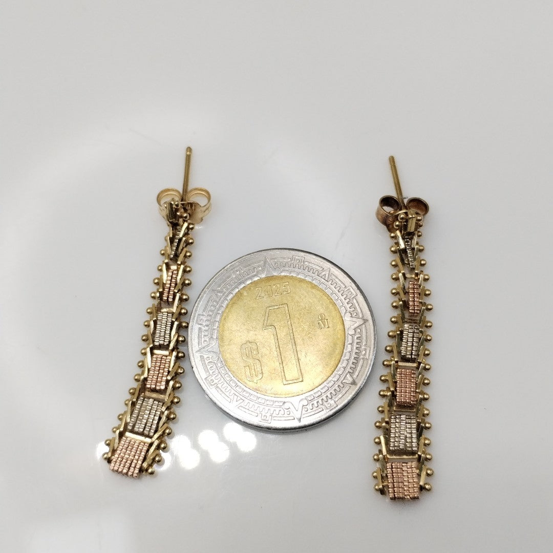 ARRACADAS PAR ORO 10 K 3.4 GRMS (SEMINUEVO)