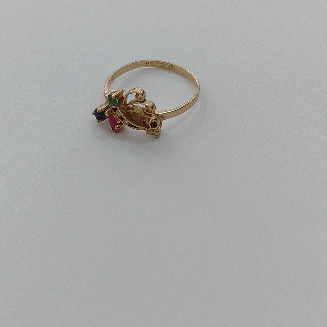 ANILLO ORO 10 K 1.3 GRMS (SEMINUEVO)