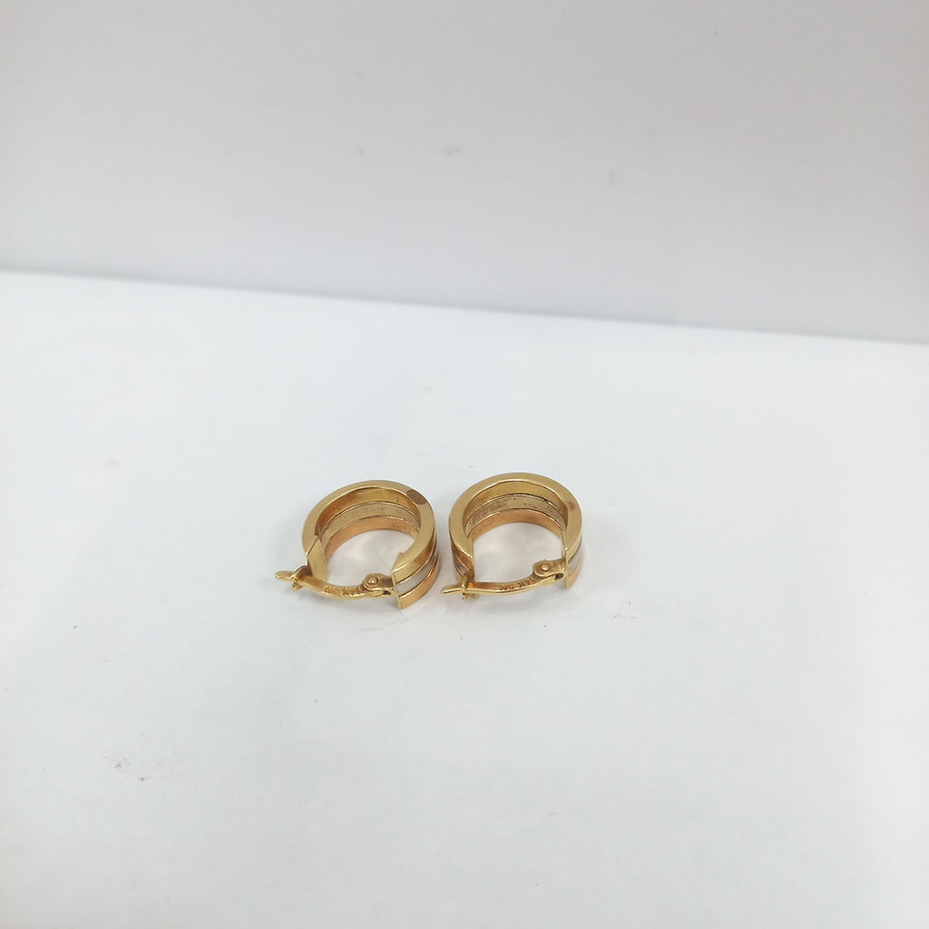 ARRACADAS PAR ORO 14 K 2.5 GRMS (SEMINUEVO)