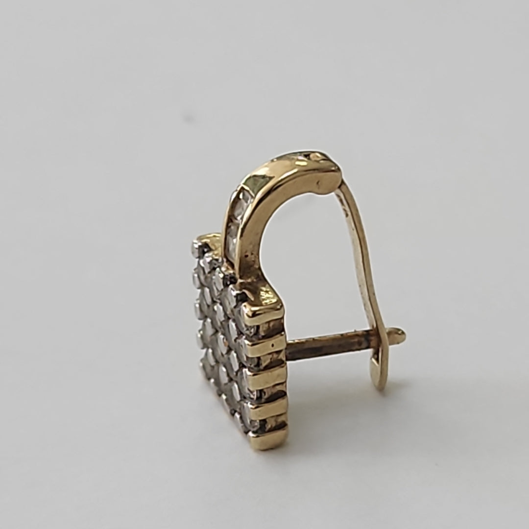 ARETES PAR ORO 10 K 3.5 GRMS (SEMINUEVO)