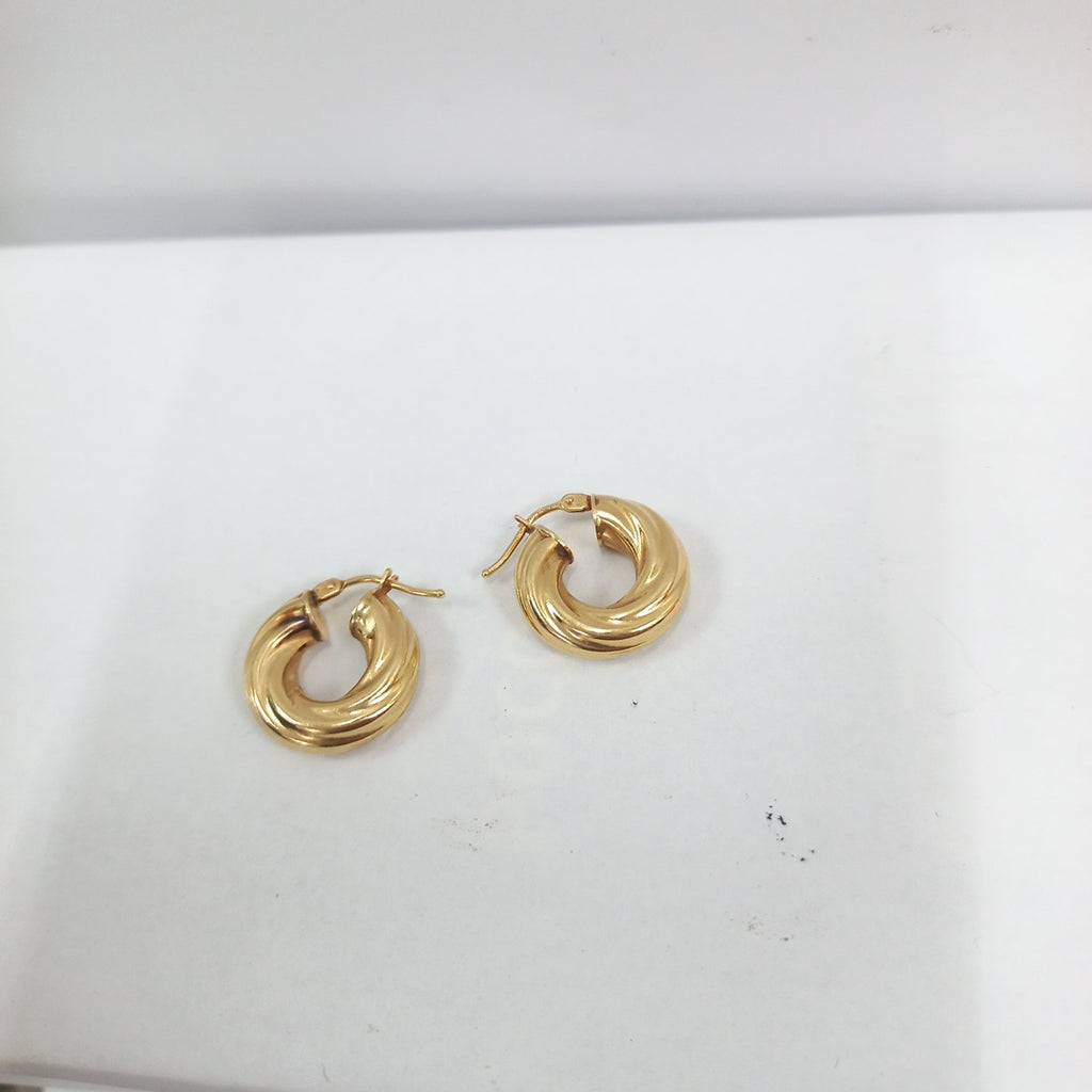 ARETES PAR ORO 14 K 2.2 GRMS (SEMINUEVO)