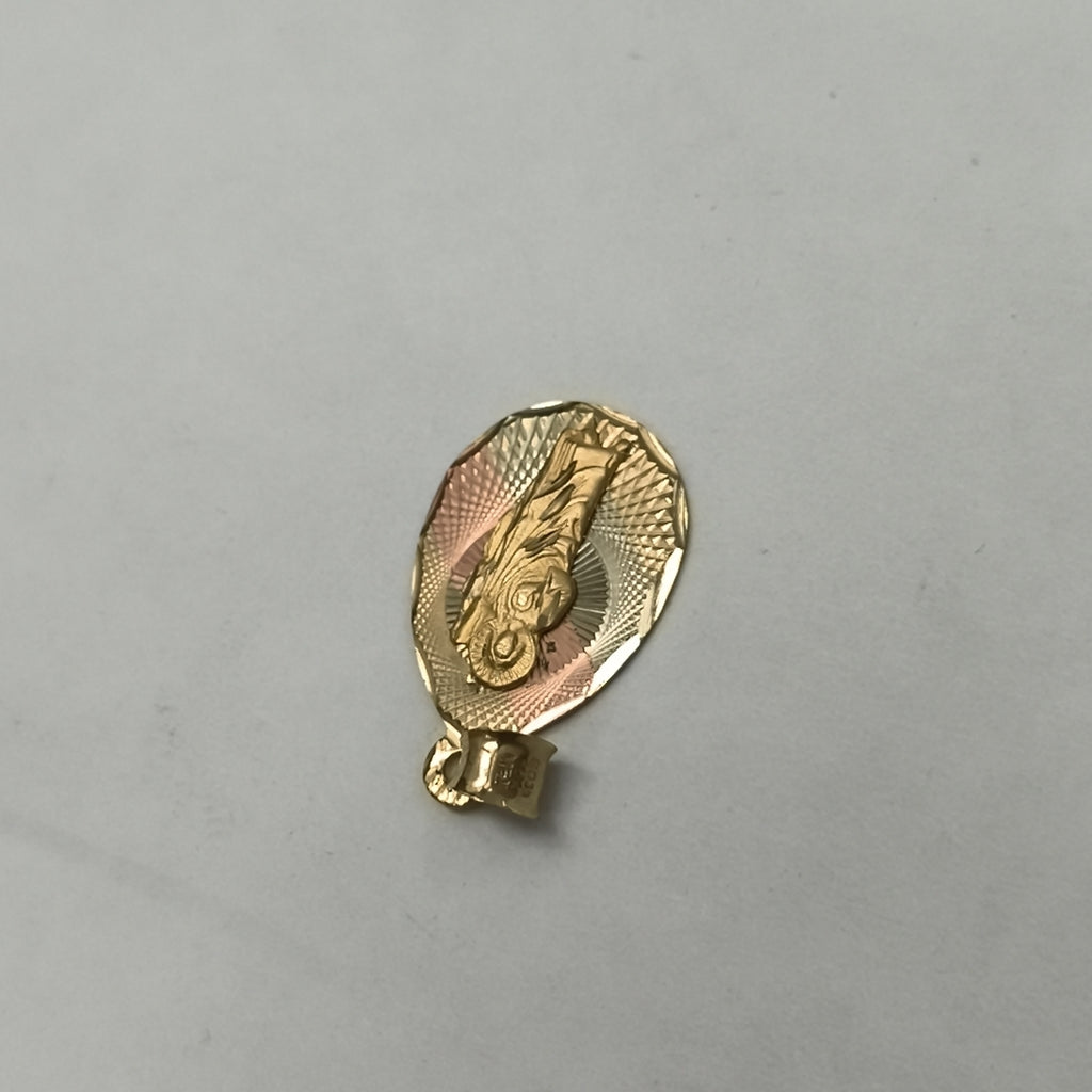MEDALLA RELIGIOSA ORO 10 K 1,20 GRMS (SEMINUEVO)