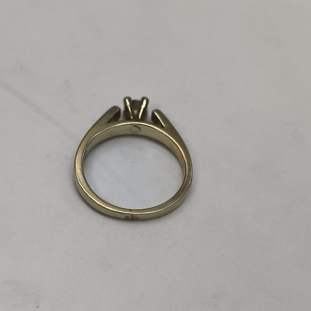 ANILLITO, SOLITARIO ORO 14 K 3.1 GRMS (SEMINUEVO)
