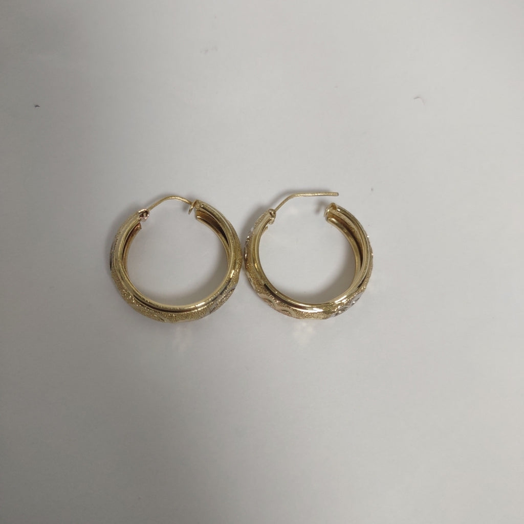 ARRACADAS PAR ORO 10 K 2.4 GRMS (SEMINUEVO)