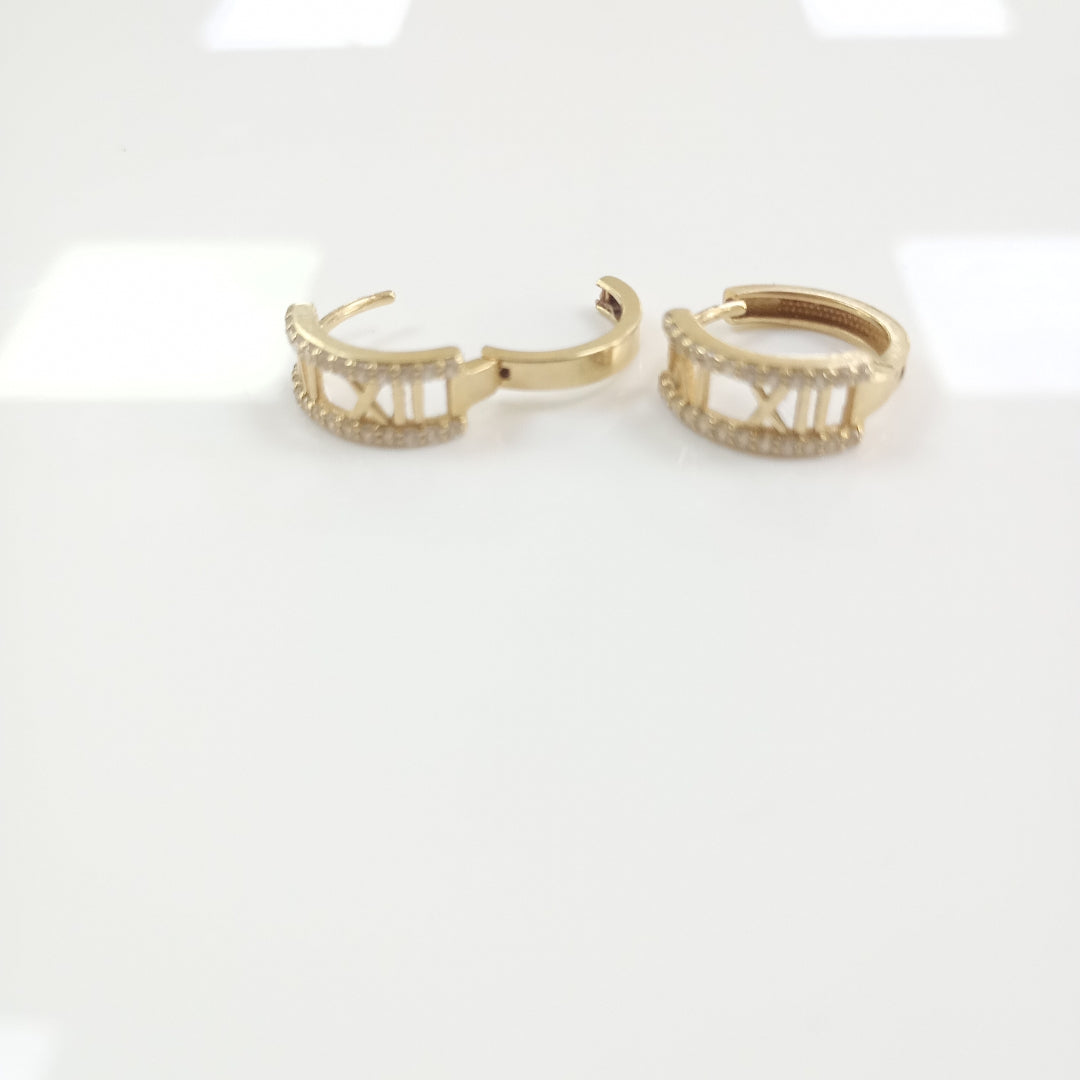 BROQUELES PAR ORO 14 K 2.9 GRMS (SEMINUEVO)