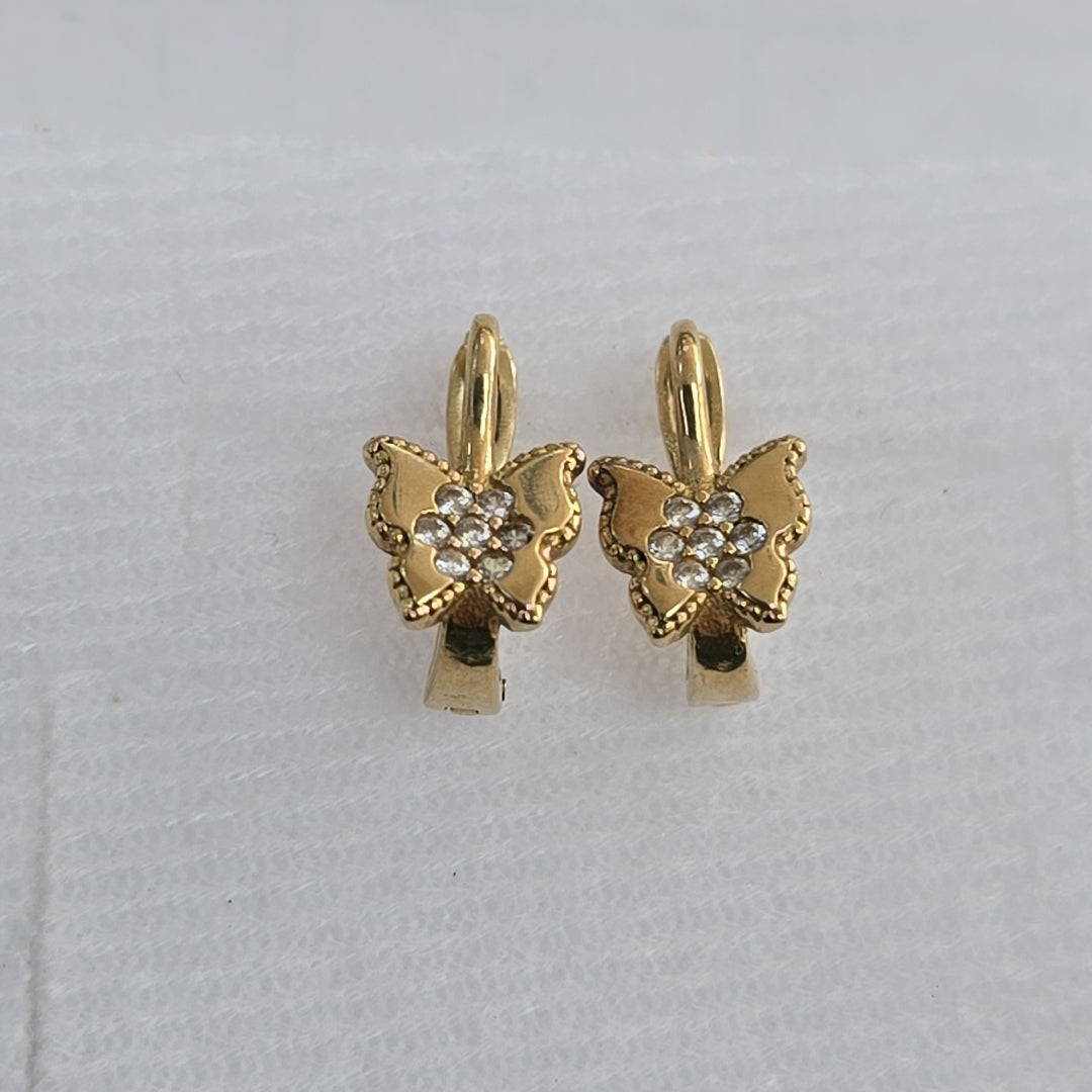 ARETES PAR ORO 10 K 1.4 GRMS (SEMINUEVO)