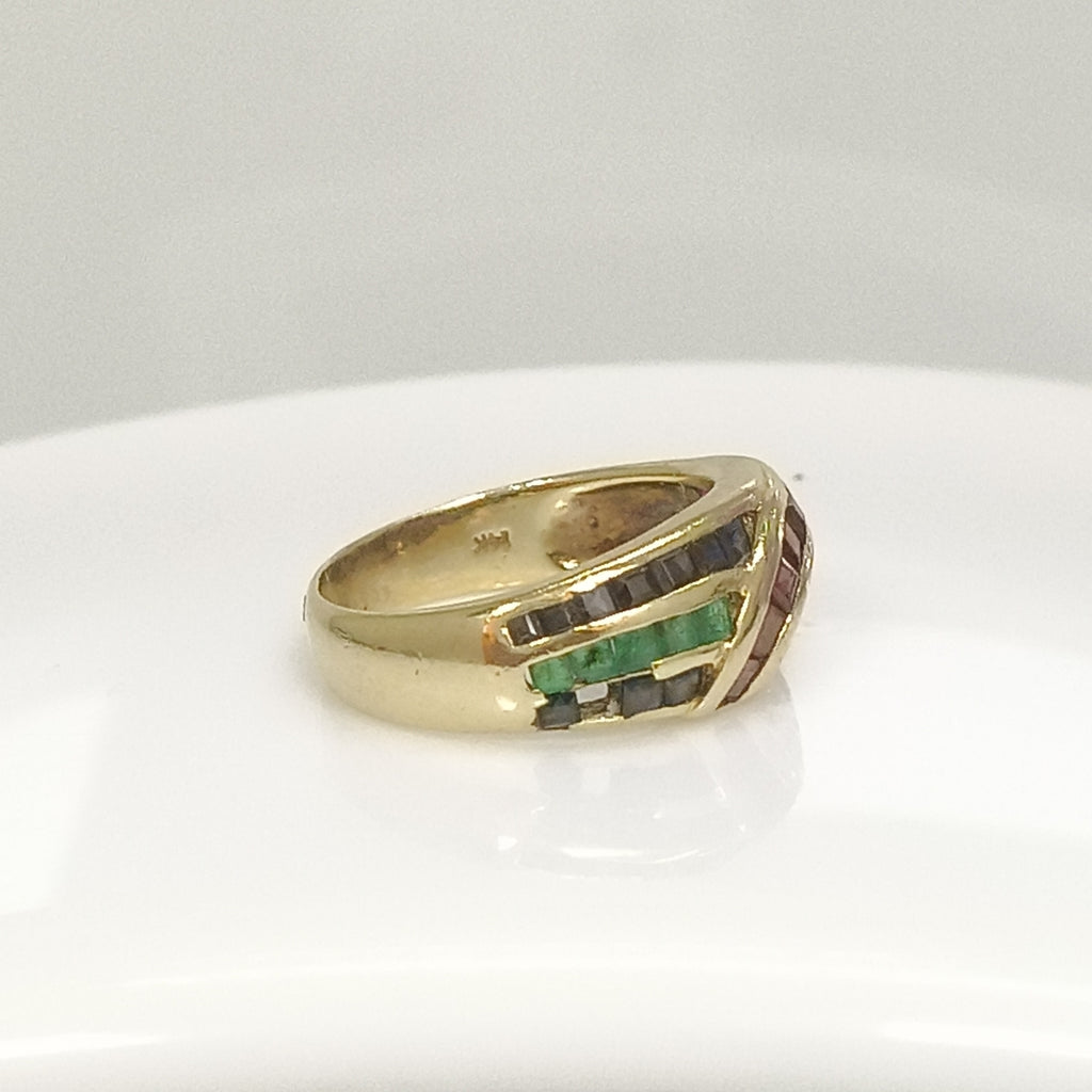 ANILLO ORO 14 K 4.3 GRMS (SEMINUEVO)