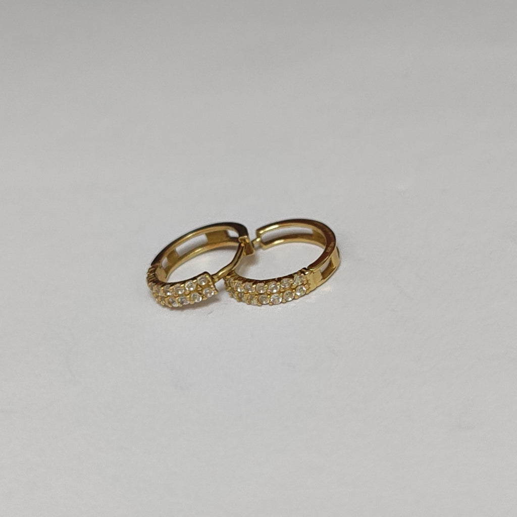 ARETES PAR,ARRACADAS PAR ORO 14 K 1,70 GRMS (SEMINUEVO)