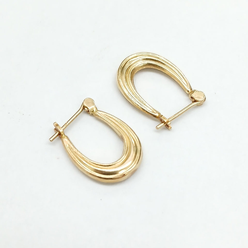 ARETES PAR ORO 10 K 1,00 GRMS (SEMINUEVO)