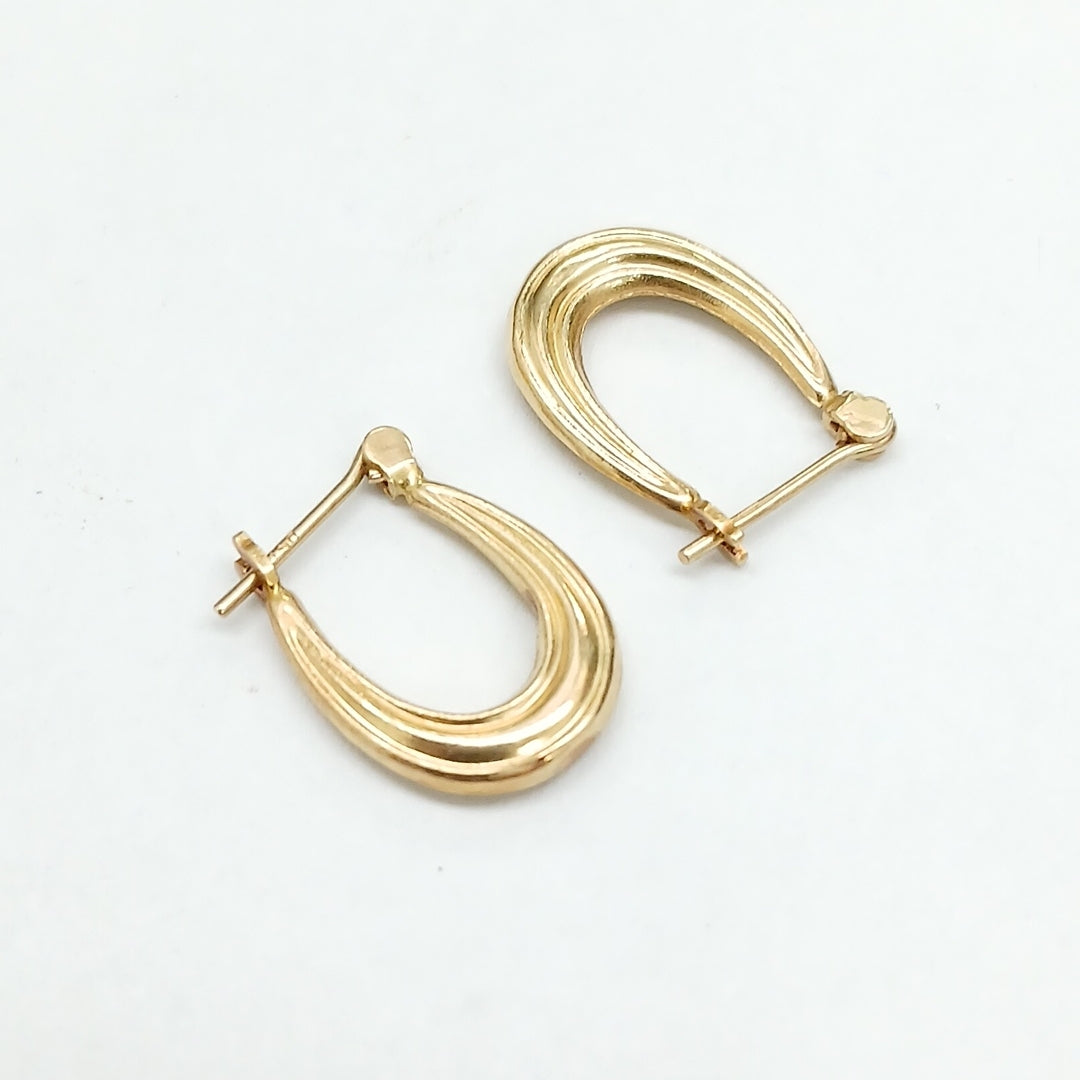 ARETES PAR ORO 10 K 1,00 GRMS (SEMINUEVO)