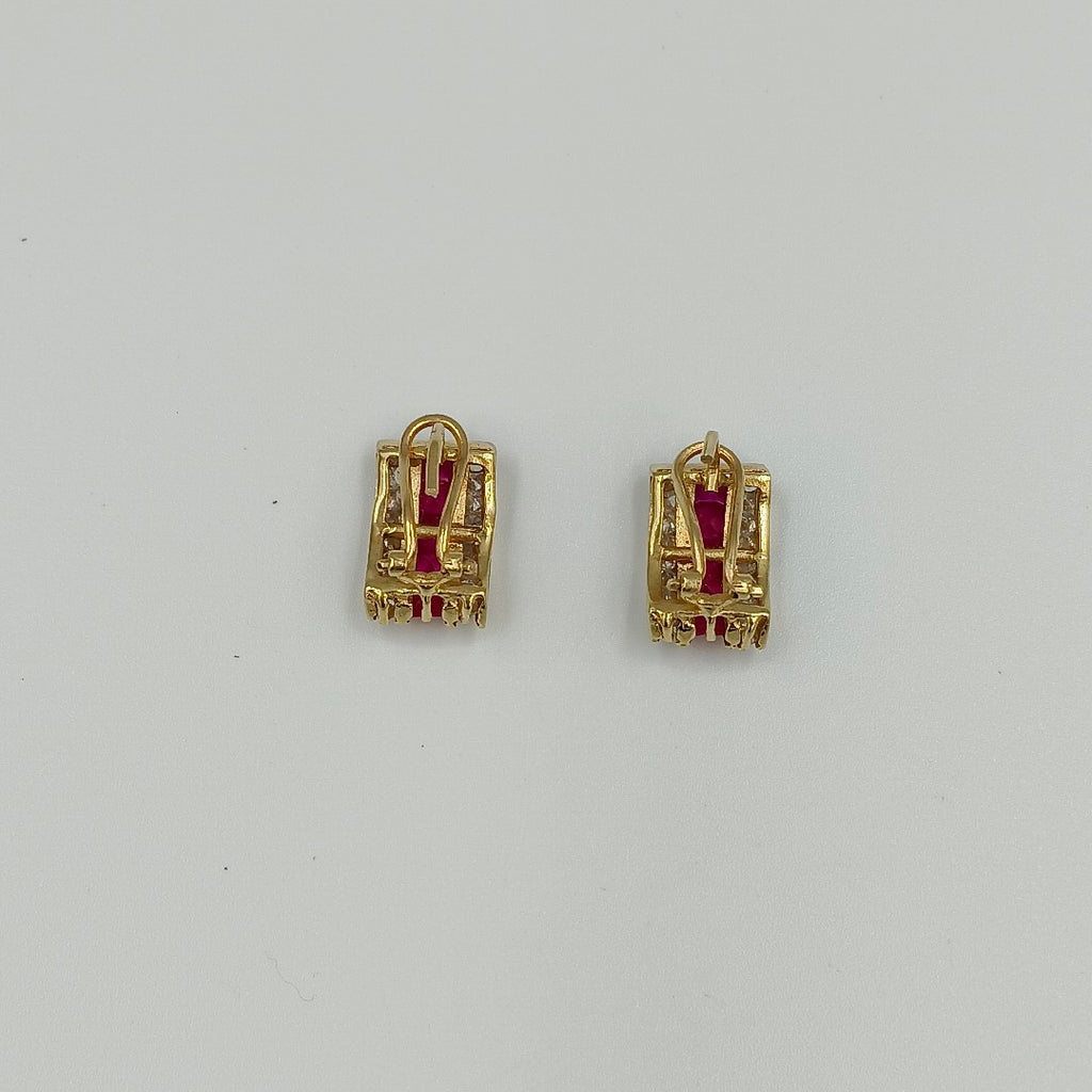 ARETES PAR ORO 14 K 6.4 GRMS (SEMINUEVO)
