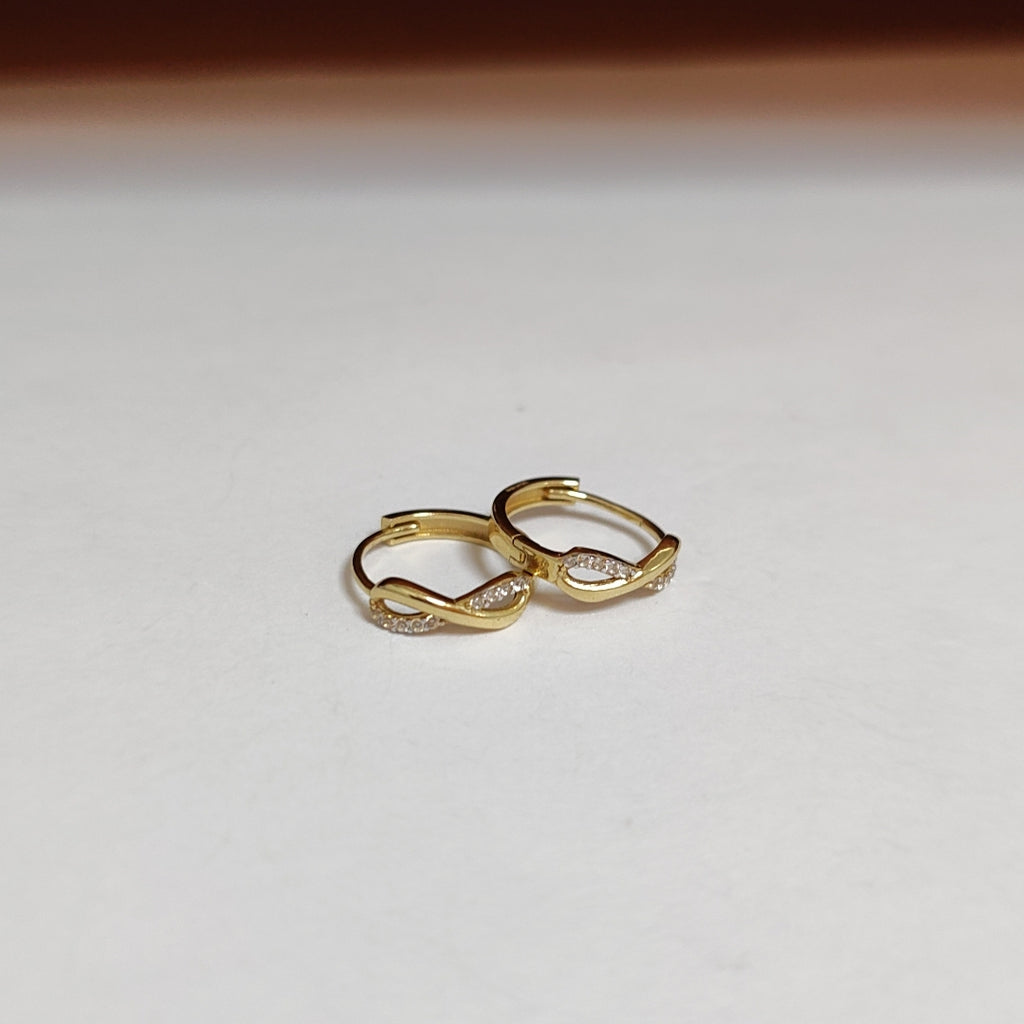 ARRACADAS PAR ORO 14 K 2,10 GRMS (SEMINUEVO)