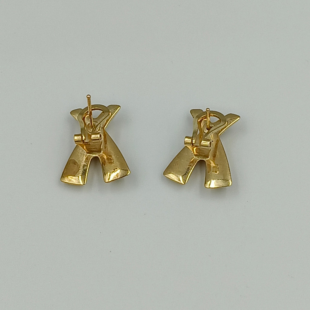 ARETES PAR ORO 14 K 4.7 GRMS (SEMINUEVO)