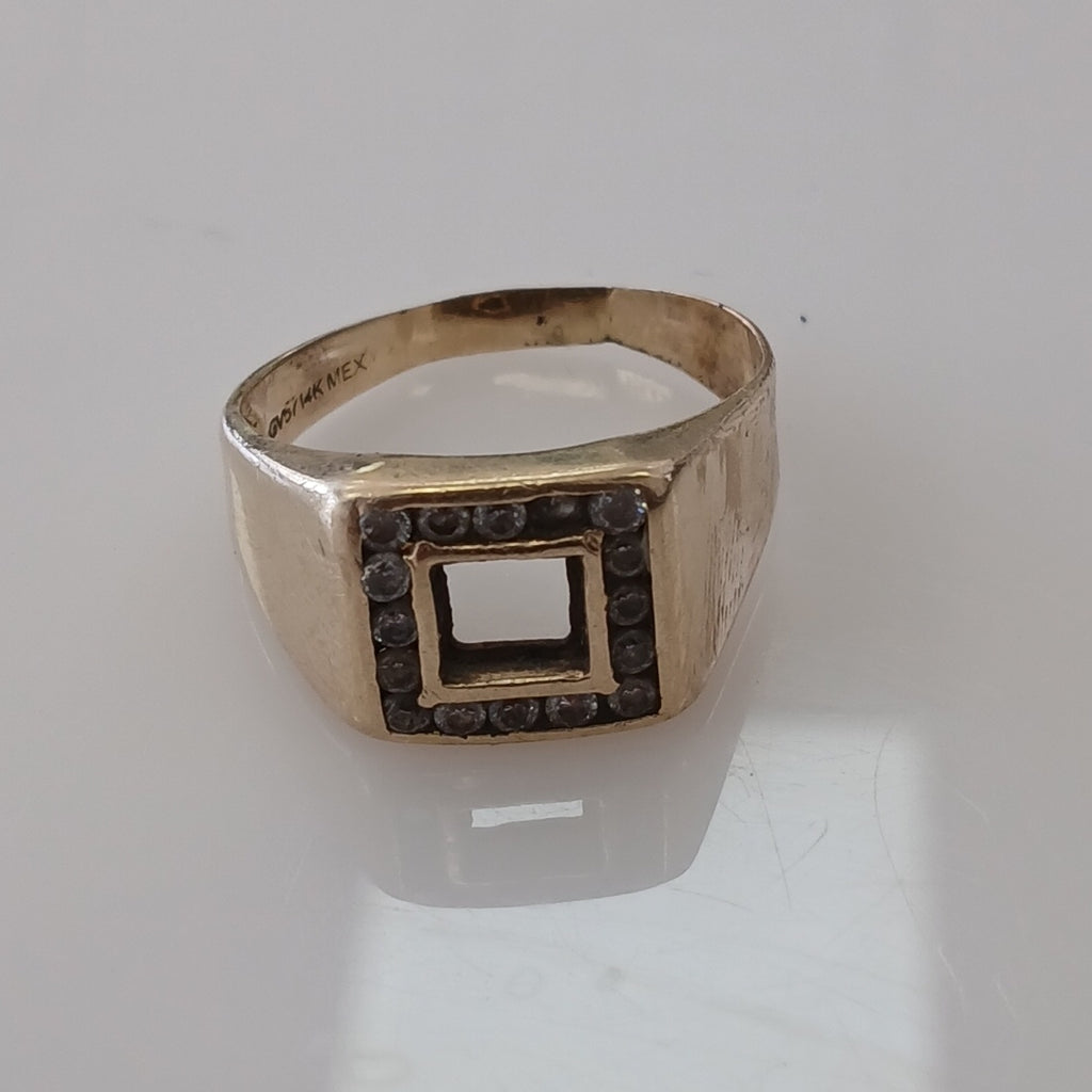 ANILLO ORO 14 K 5.3 GRMS (SEMINUEVO)
