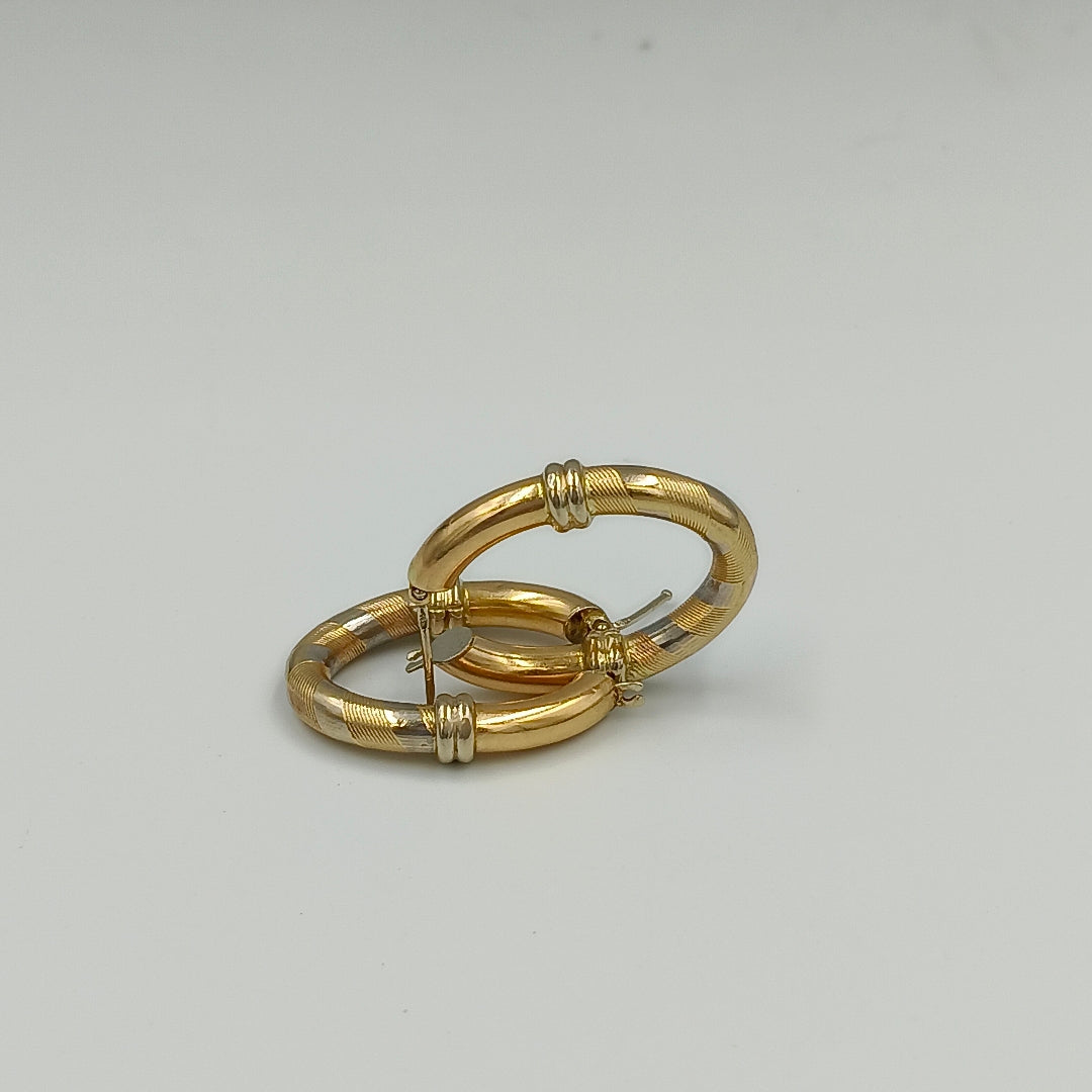 ARRACADAS PAR ORO 14 K 6.2 GRMS (SEMINUEVO)