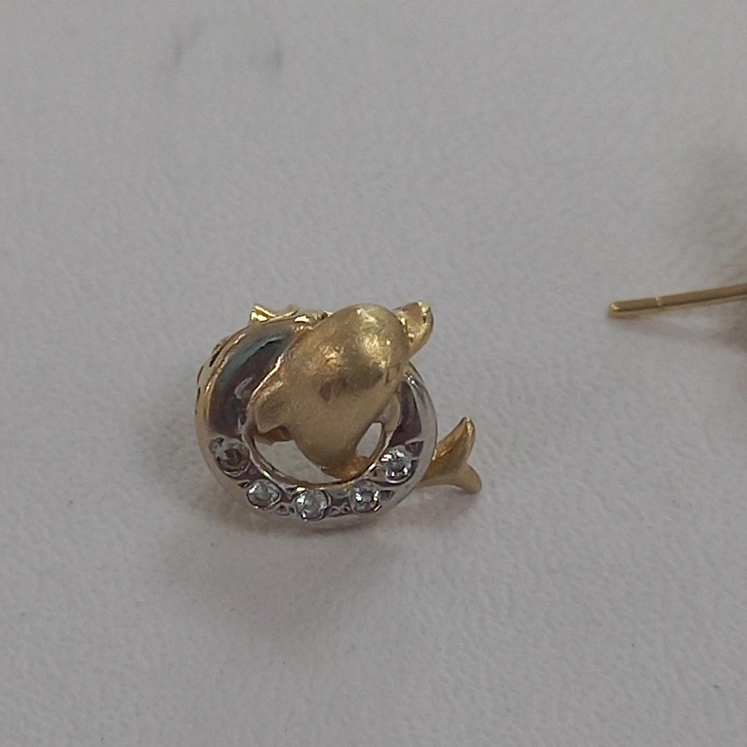 BROQUELES PAR ORO 14 K 3.1 GRMS (SEMINUEVO)