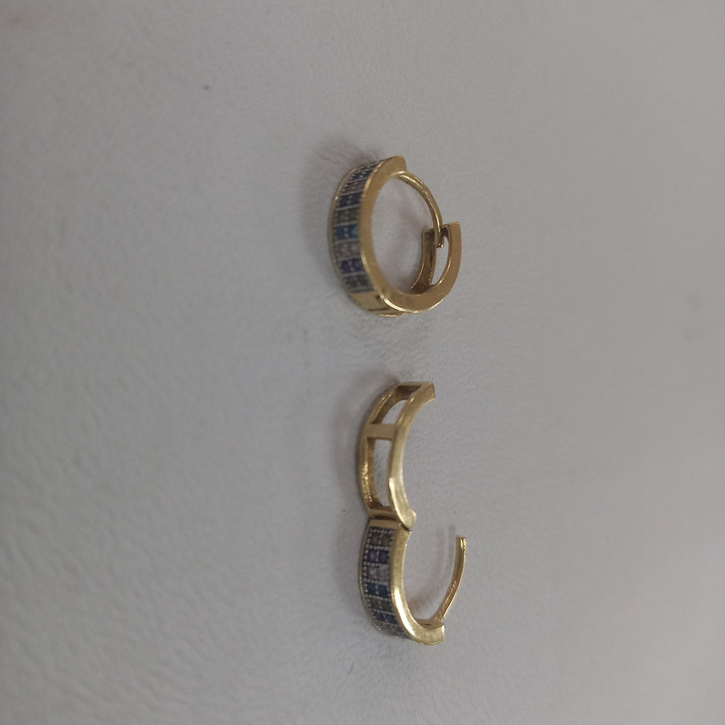 ARRACADAS PAR ORO 14 K 1.6 GRMS (SEMINUEVO)