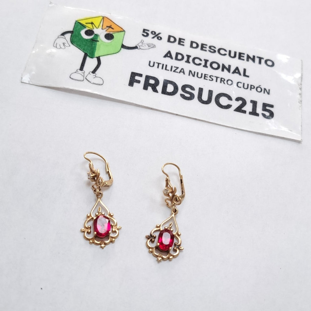 ARETES PAR ORO 10 K 4,00 GRMS (SEMINUEVO)