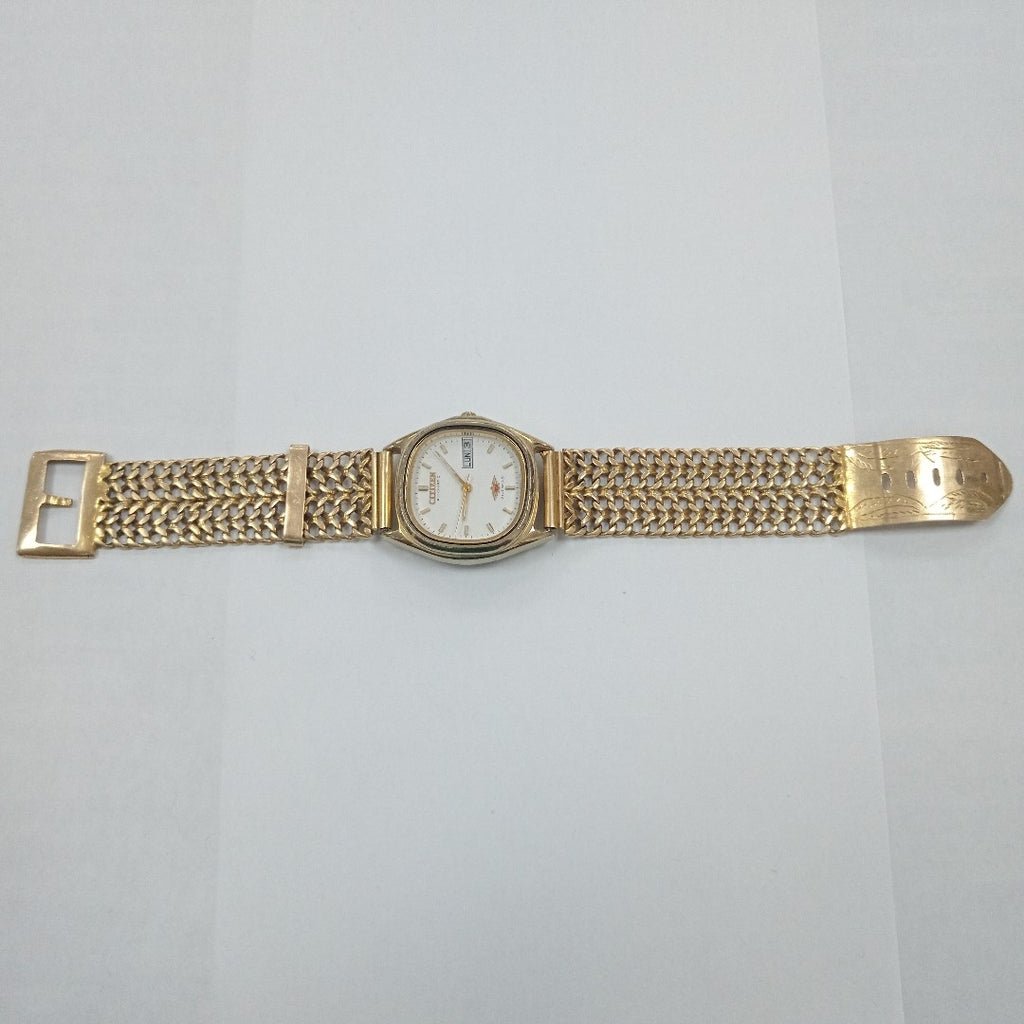 RELOJ CAJA Y PULSO ORO ORO 10 K 81.8 GRMS (SEMINUEVO)