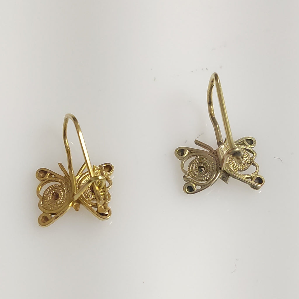 ARETES PAR ORO 8 K 1,20 GRMS (SEMINUEVO)