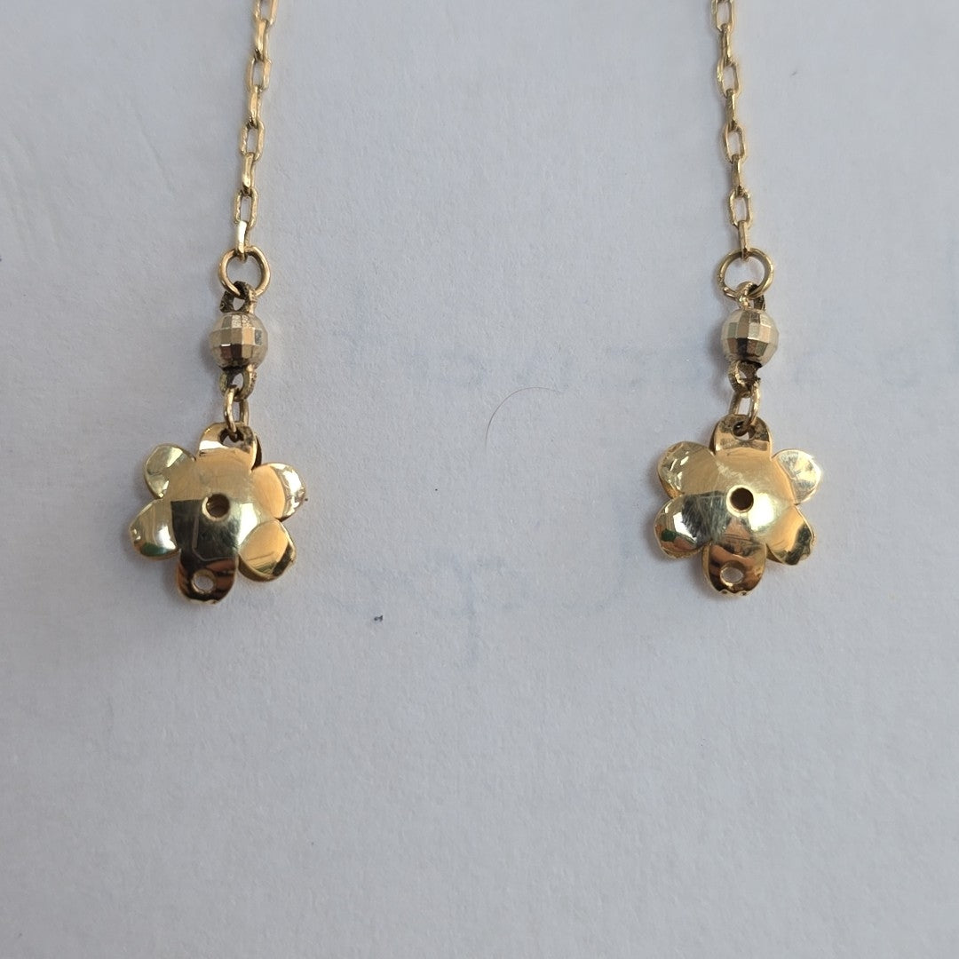 ARRACADAS PAR ORO 14 K 1,90 GRMS (SEMINUEVO)