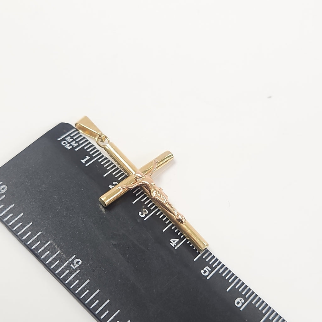 CRUCIFIJO ORO 14 K 1,90 GRMS (SEMINUEVO)
