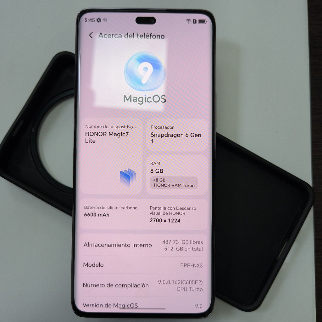 CELULAR HONOR MAGIC 7 LITE BRP-NX3 (2025) 512 GB 8 GB RAM (SEMINUEVO)