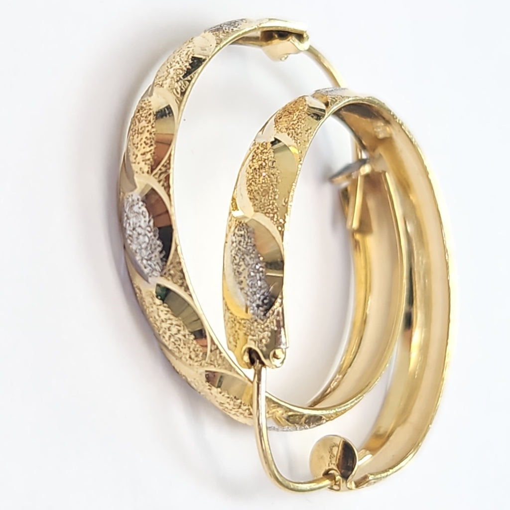 ARRACADAS PAR ORO 14 K 4.2 GRMS (SEMINUEVO)