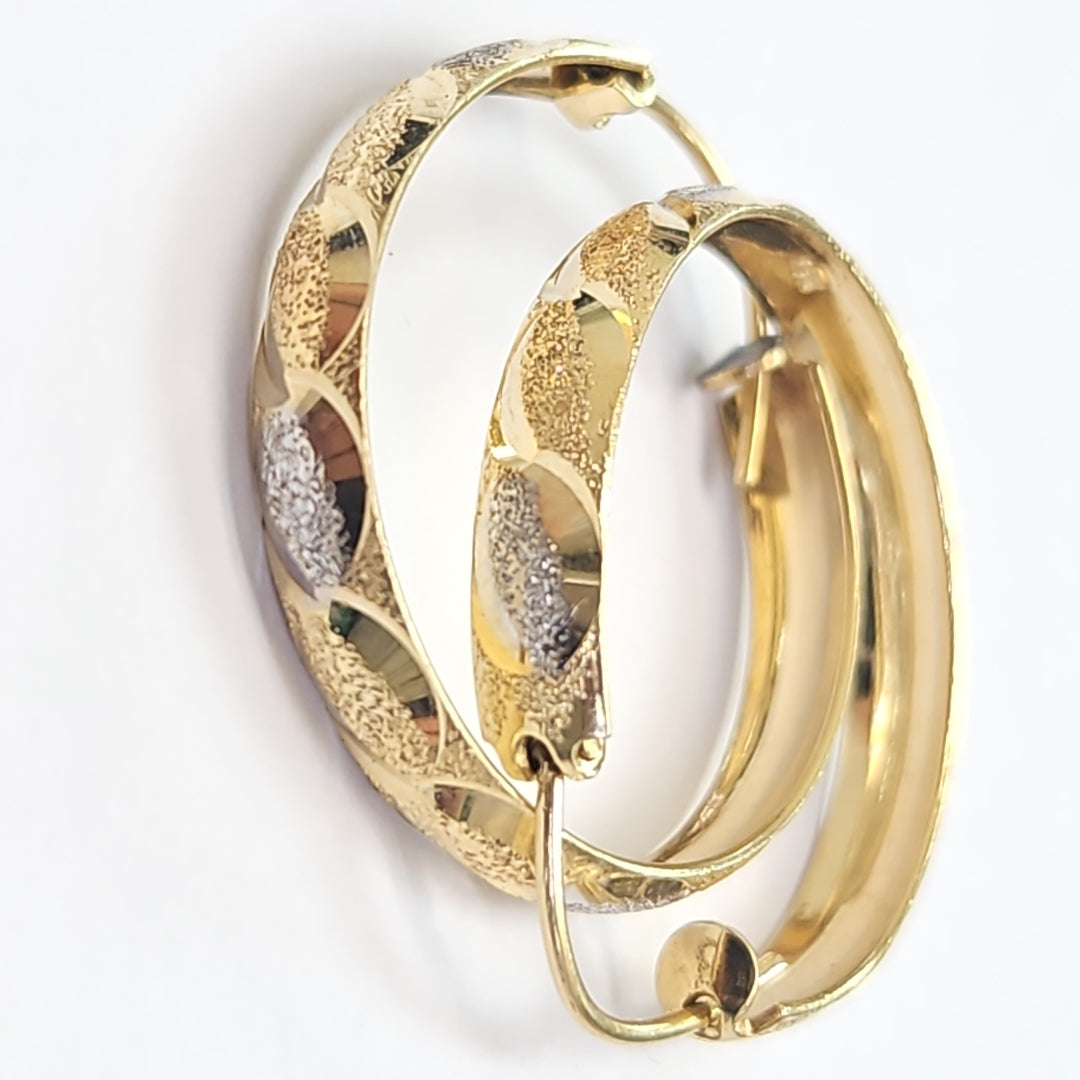 ARRACADAS PAR ORO 14 K 4.2 GRMS (SEMINUEVO)