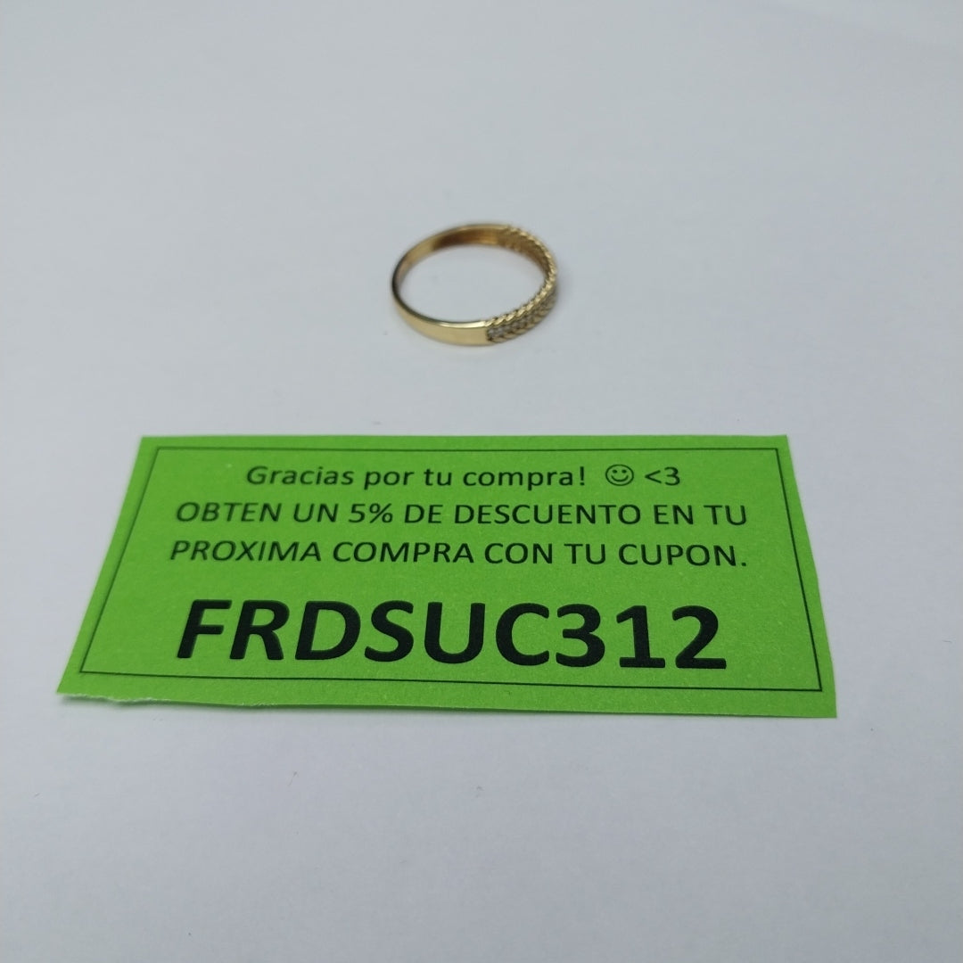 ANILLO ORO 10 K 1.4 GRMS (SEMINUEVO)
