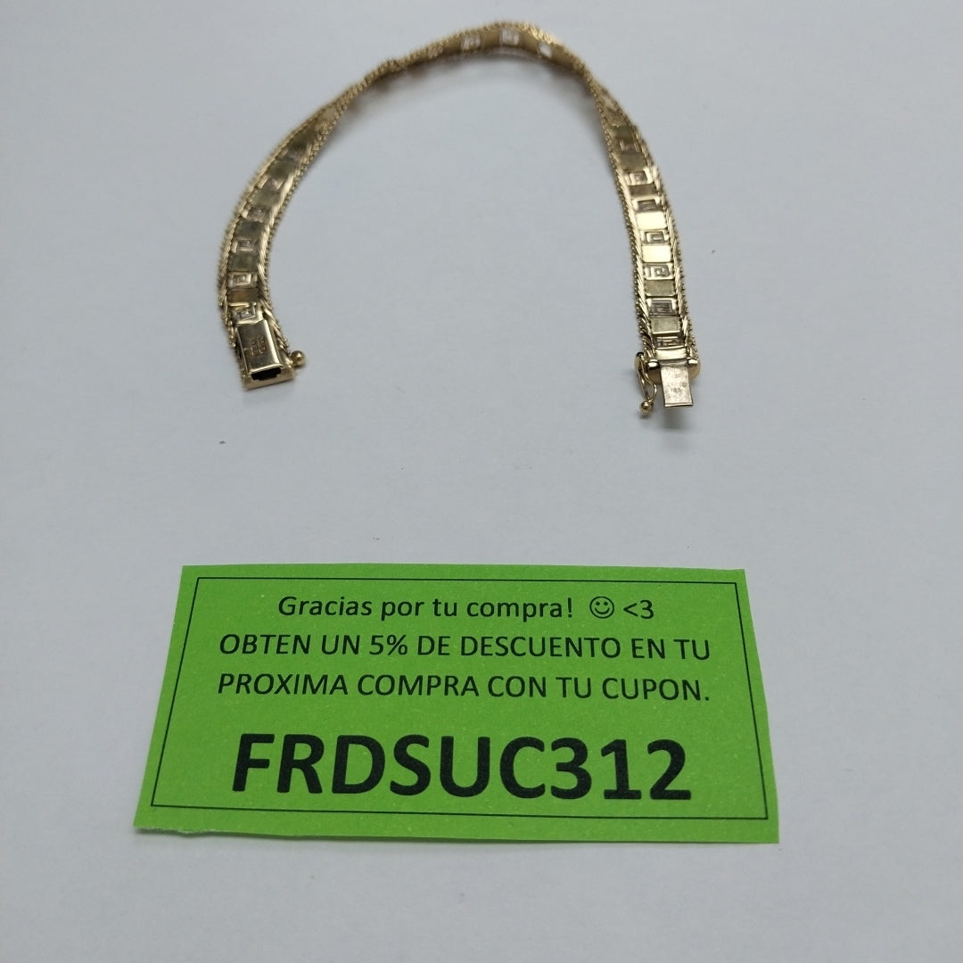 PULSERA ORO 14 K 8.5 GRMS (SEMINUEVO)