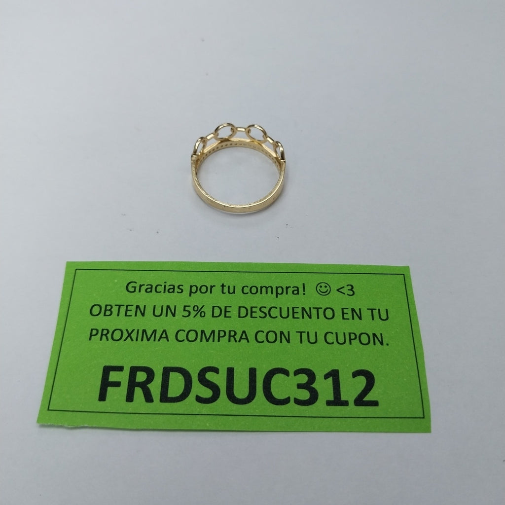 ANILLITO ORO 14 K 1.9 GRMS (SEMINUEVO)