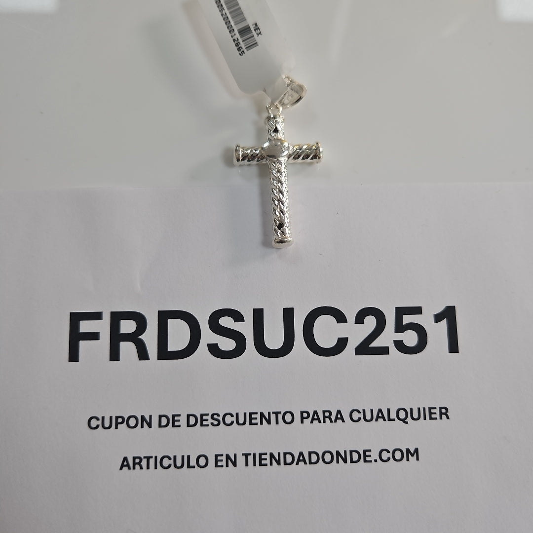 CRUZ PLATA .925 3.3 GR (NUEVO)