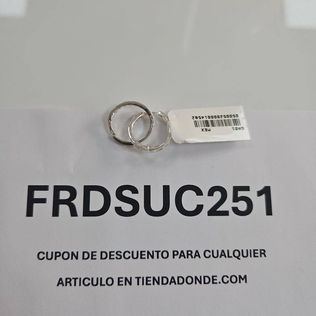 ARRACADAS C/CIRCONIAS PLATA .925 2.2 GR (NUEVO)