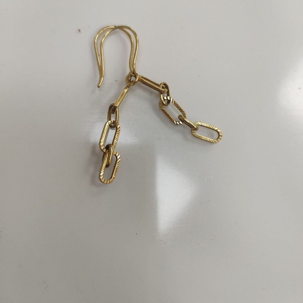 ARETES PAR ORO 14 K 1.8 GRMS (SEMINUEVO)