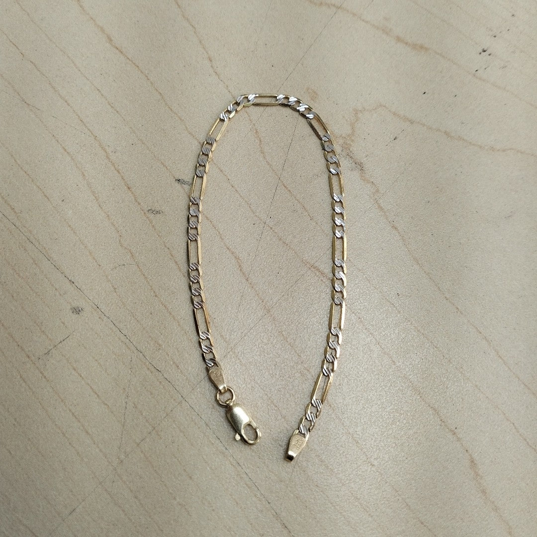 PULSERA ORO, RODIADO 14 K 2.6 GRMS (SEMINUEVO)